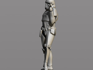 imperial stormtrooper 3Dプリントモデル