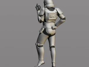 soldado de assalto imperial Modelo de Impressão 3D