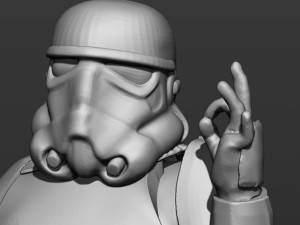 imperial stormtrooper 3Dプリントモデル