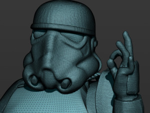 imperial stormtrooper 3Dプリントモデル