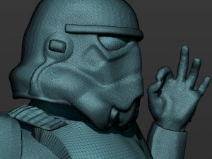 imperial stormtrooper 3Dプリントモデル
