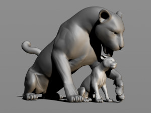 leopards Modelo de impresión 3D