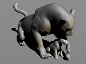 leopards 3D Print Model