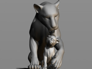 leopards 3D Baskı Modeli