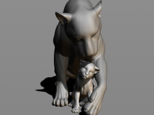 leopards 3D Baskı Modeli