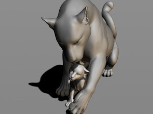 leopards 3D Baskı Modeli