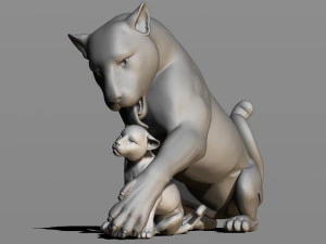 leopards 3D Print Model