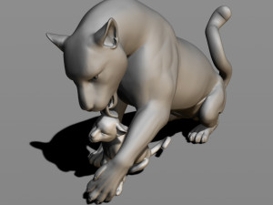 leopards 3D Baskı Modeli