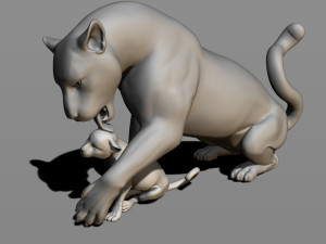 leopards 3D Baskı Modeli