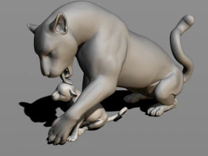 leopards 3D Print Model