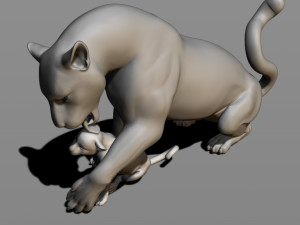 leopards 3D Baskı Modeli