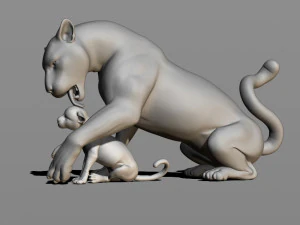 leopards 3D Print Model