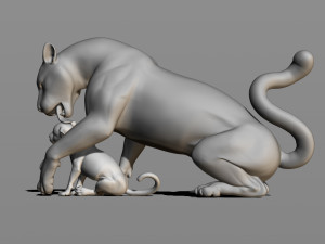 leopards 3D Baskı Modeli