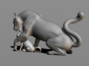 leopards 3D Baskı Modeli