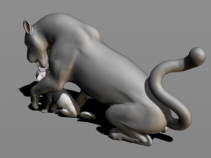leopards 3D Baskı Modeli