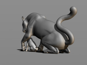 leopards 3D Baskı Modeli