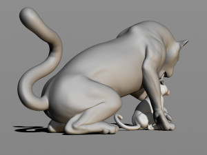 leopards 3D Baskı Modeli