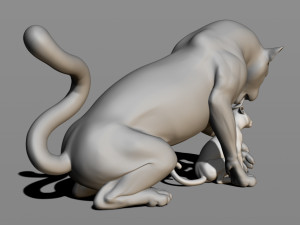 leopards 3D Baskı Modeli