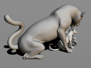 leopards 3D Baskı Modeli