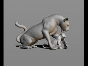 leopards 3D Baskı Modeli