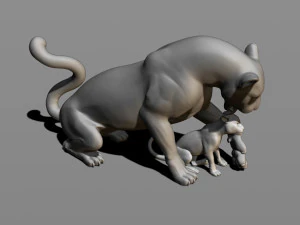 leopards 3D Print Model