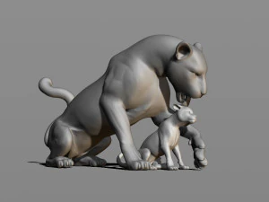 leopards 3D Print Model