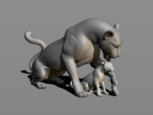 leopards 3D Print Model