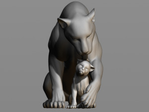 leopards 3D Baskı Modeli