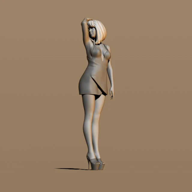 pretty woman part 7 3D Print Model .c4d .max .obj .3ds .fbx .stl .blend 