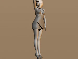 bella donna parte 7 Modello di stampa 3D