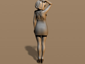 pretty woman part 7 3D Baskı Modeli