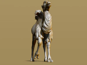shaggy camel 3D Print Model