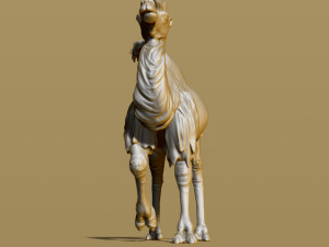 shaggy camel 3D प्रिंट मॉडल