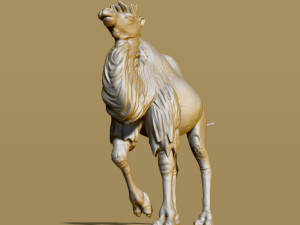shaggy camel 3D प्रिंट मॉडल