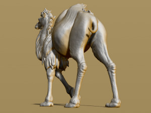 shaggy camel 3D प्रिंट मॉडल