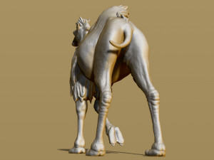 shaggy camel 3D प्रिंट मॉडल