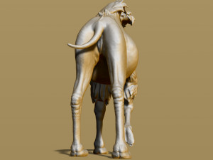 shaggy camel 3D प्रिंट मॉडल