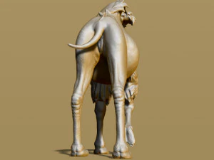 shaggy camel 3D Print Model