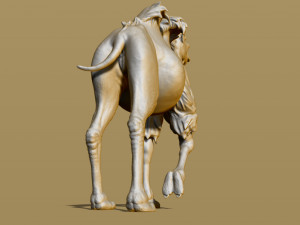 shaggy camel 3D प्रिंट मॉडल