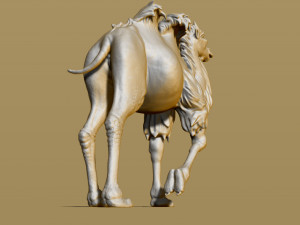 shaggy camel 3D प्रिंट मॉडल