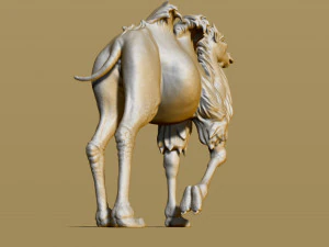 shaggy camel 3D Print Model