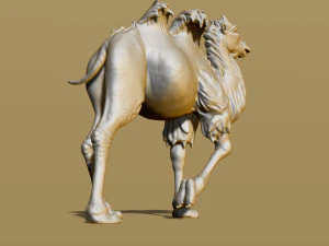 shaggy camel 3D Print Model