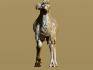 shaggy camel 3D Print Model