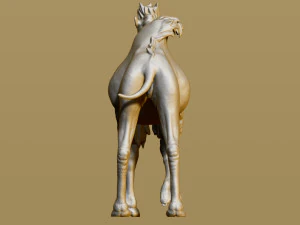 shaggy camel 3D Print Model