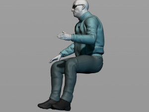 truck driver 3D Print Model