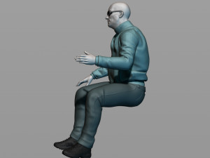 truck driver 3D Print Model