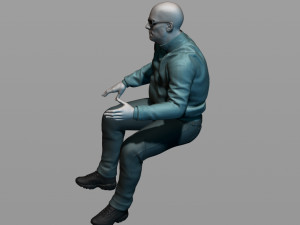 truck driver 3D Print Model