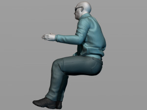 truck driver 3D Print Model
