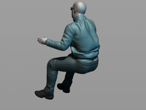truck driver 3D Print Model