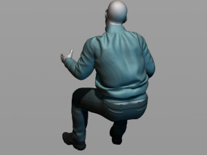 truck driver 3D Print Model